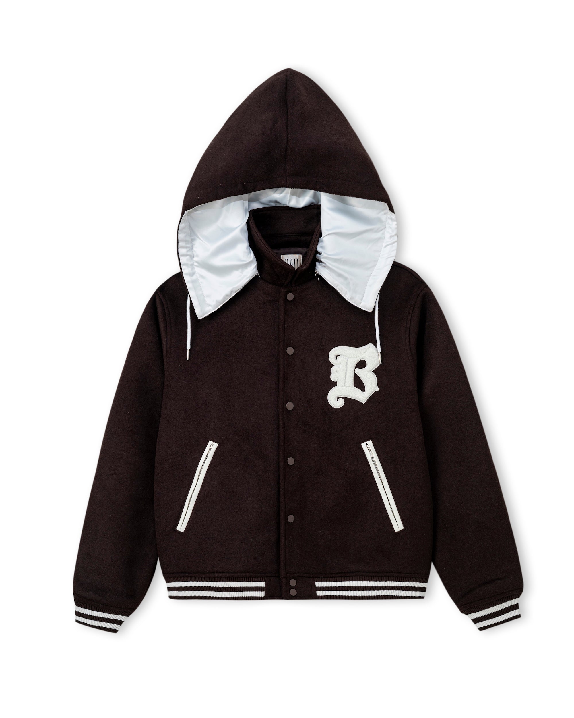 Mocha Letterman Jacket