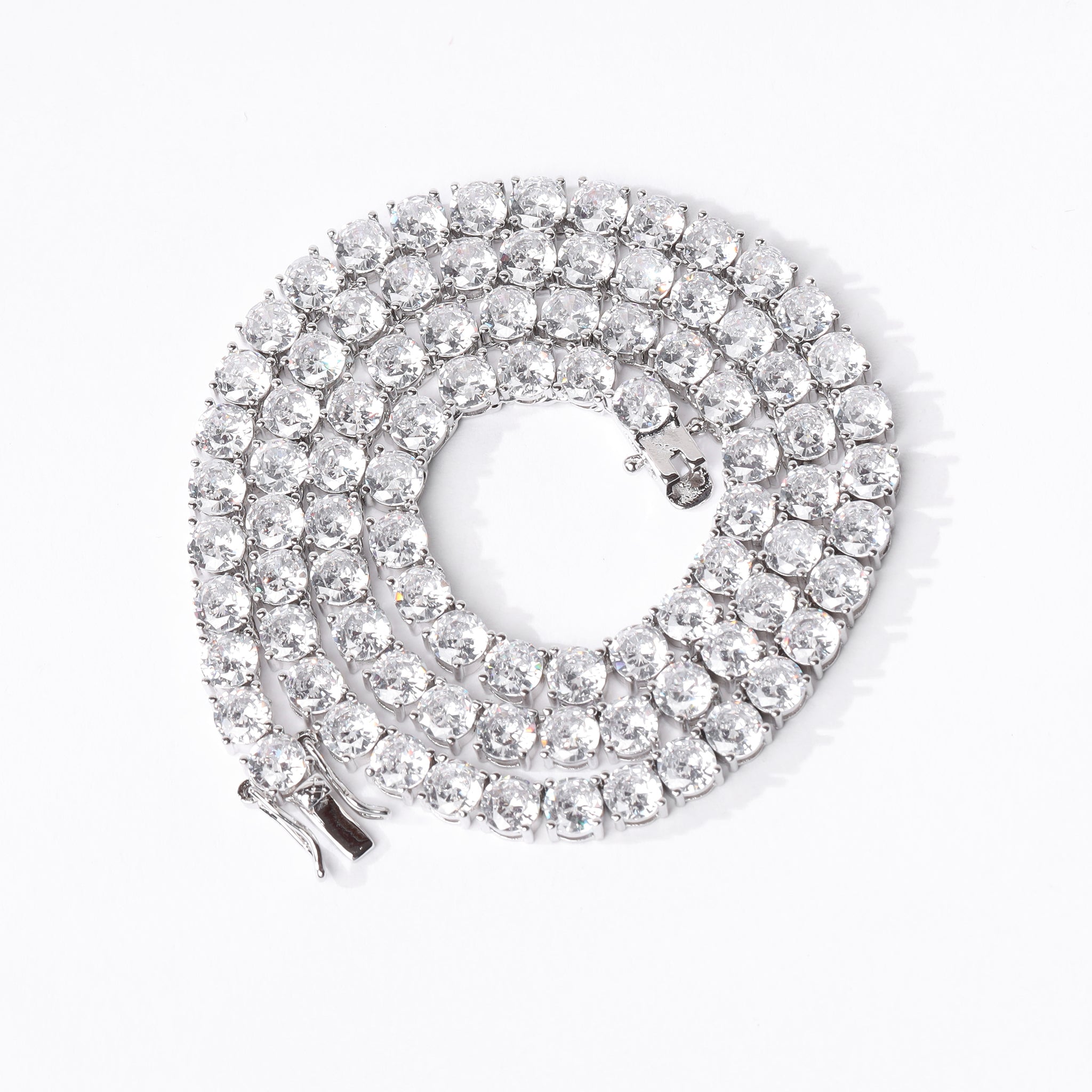 5mm Tennis Chain (V2.0) - White Gold