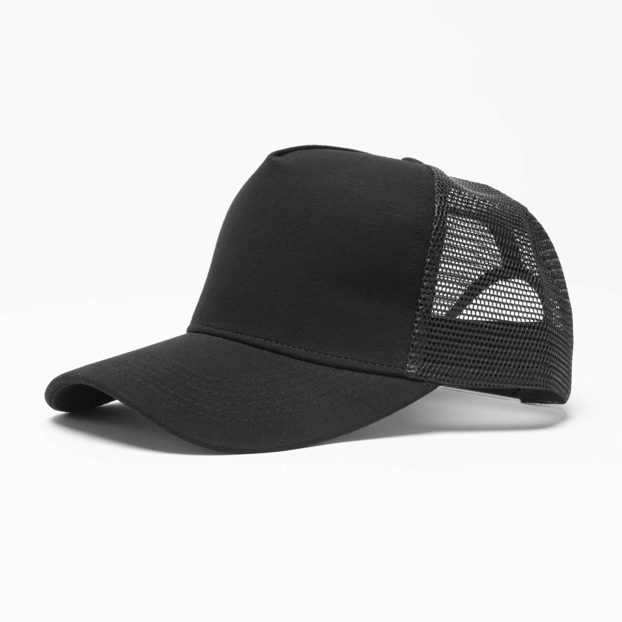 Black French Terry Trucker Hat