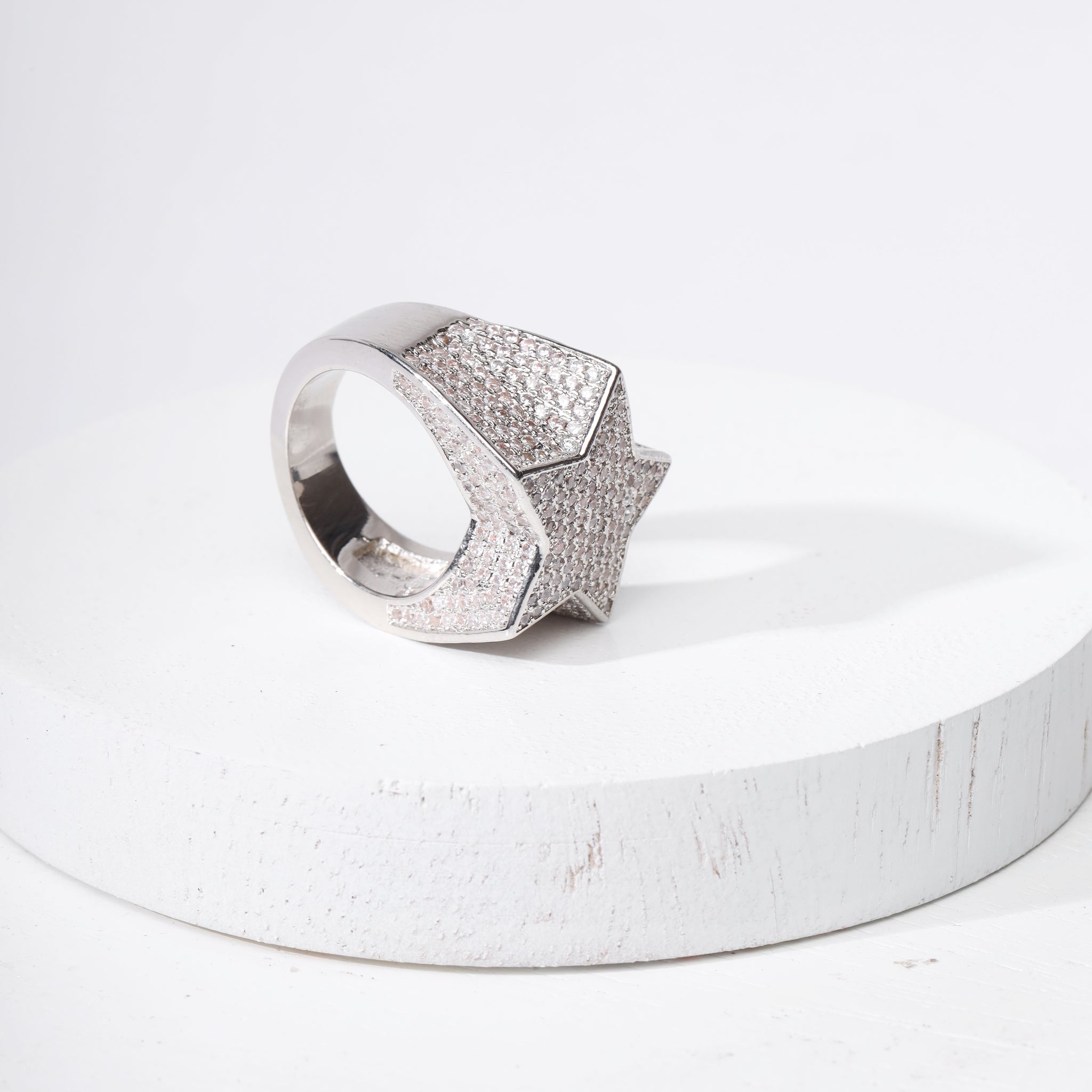 Star Ring (V2.0) - White Gold