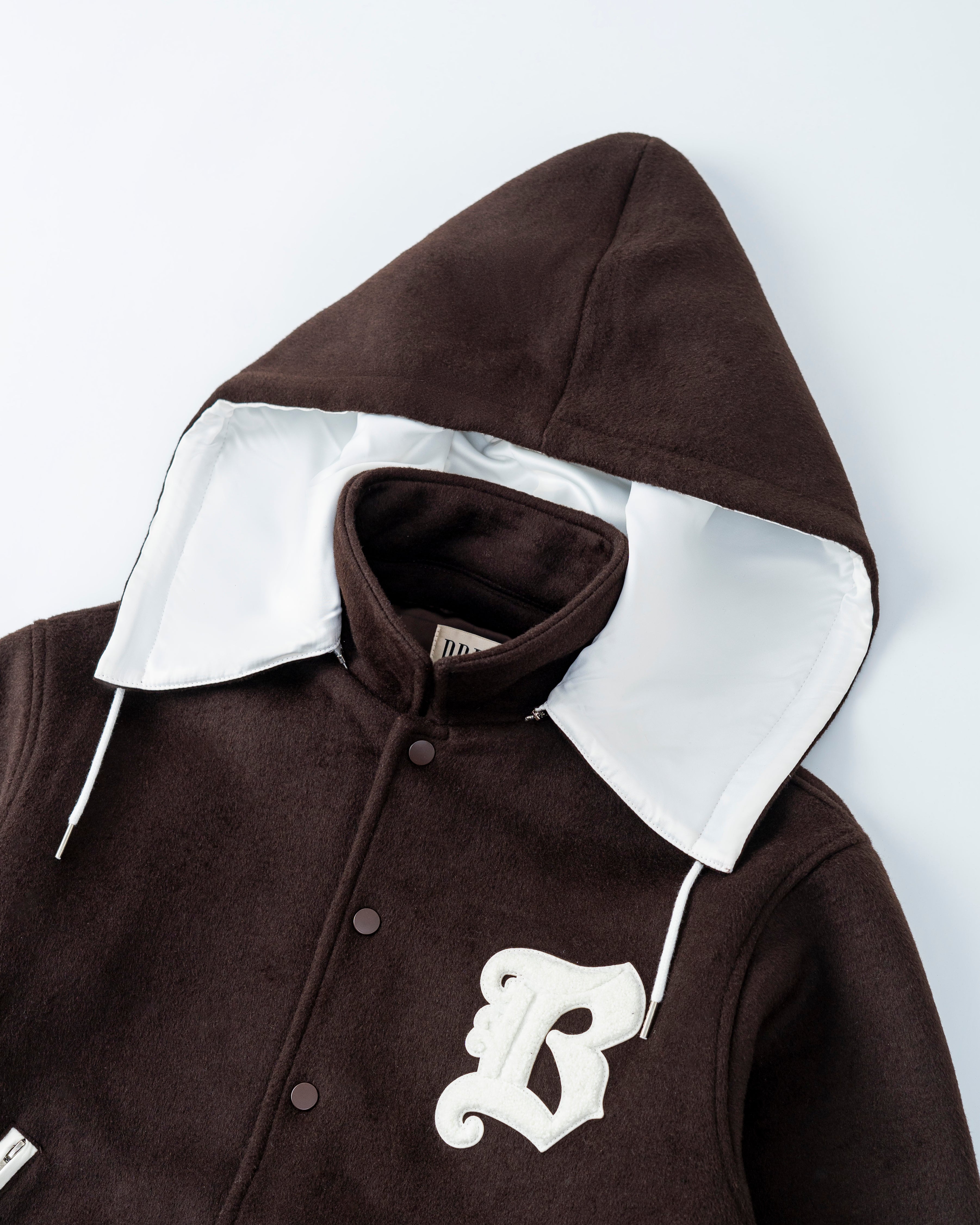 Mocha Letterman Jacket