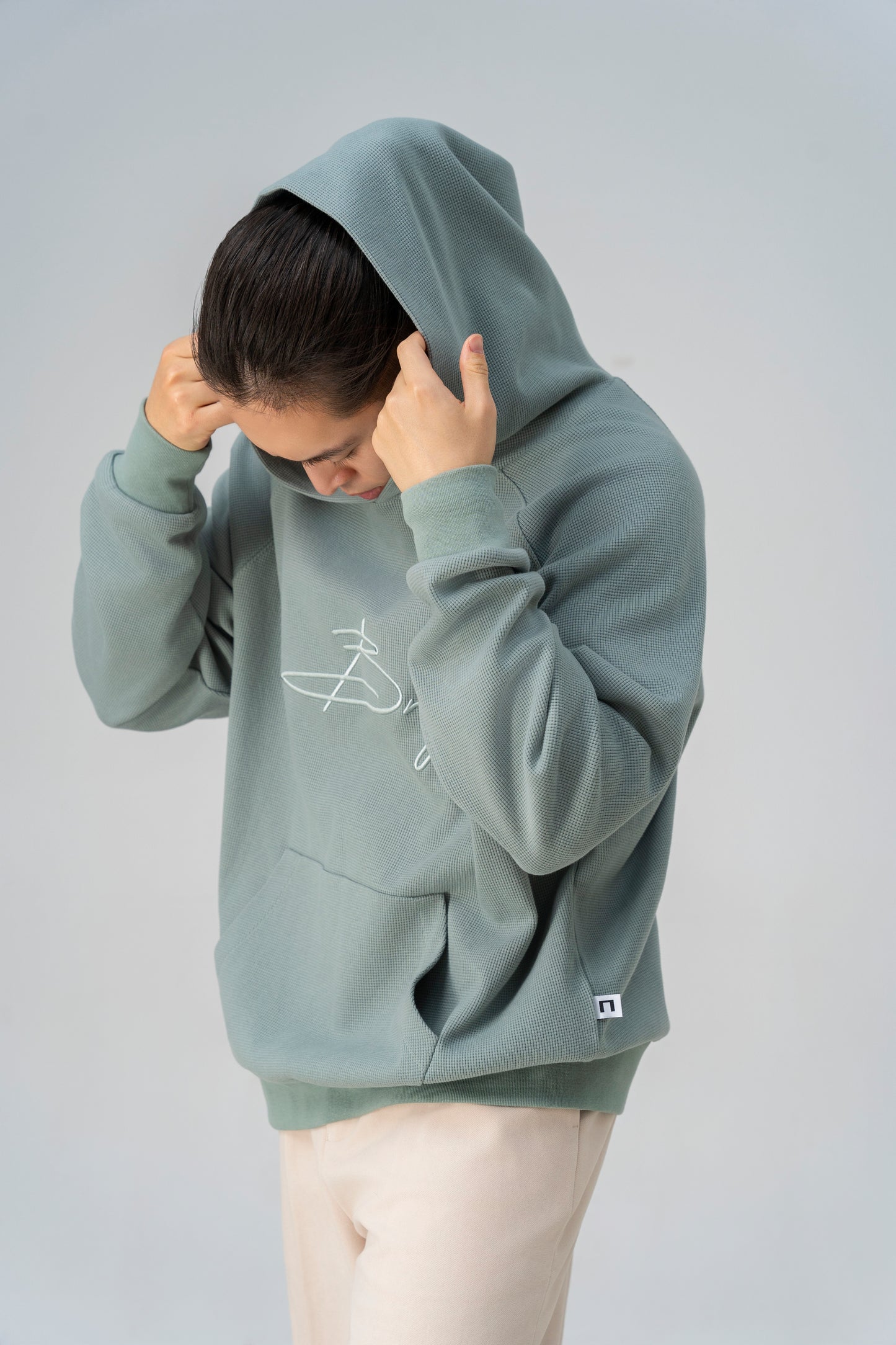 The Waffle Hoodie (Baby Blue)