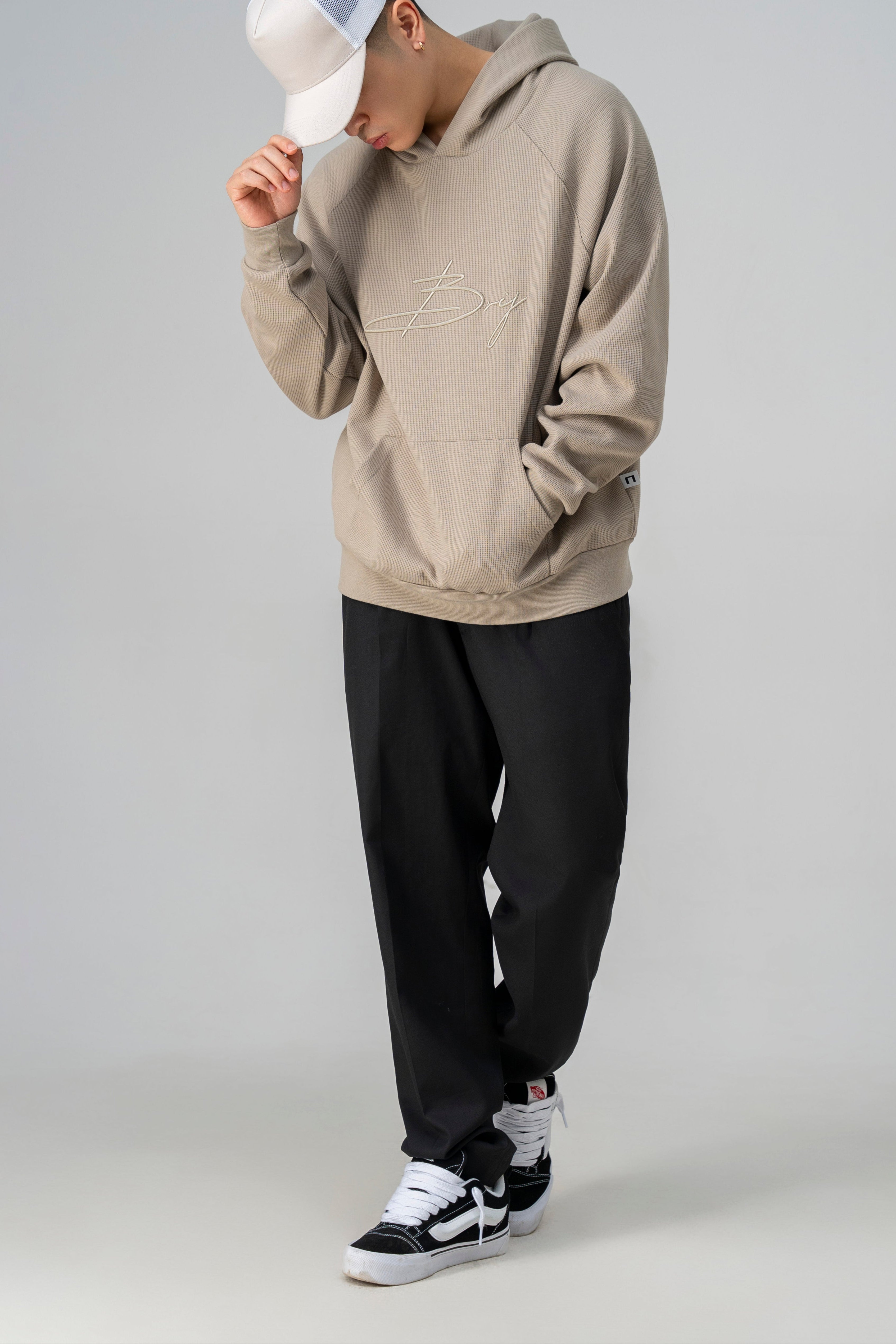 The Waffle Hoodie (Taupe)