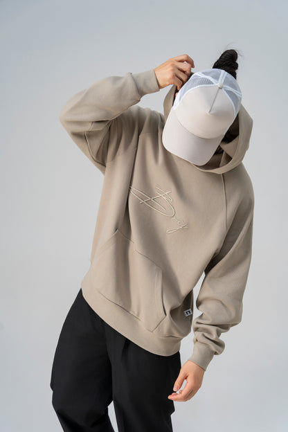 The Waffle Hoodie (Taupe)