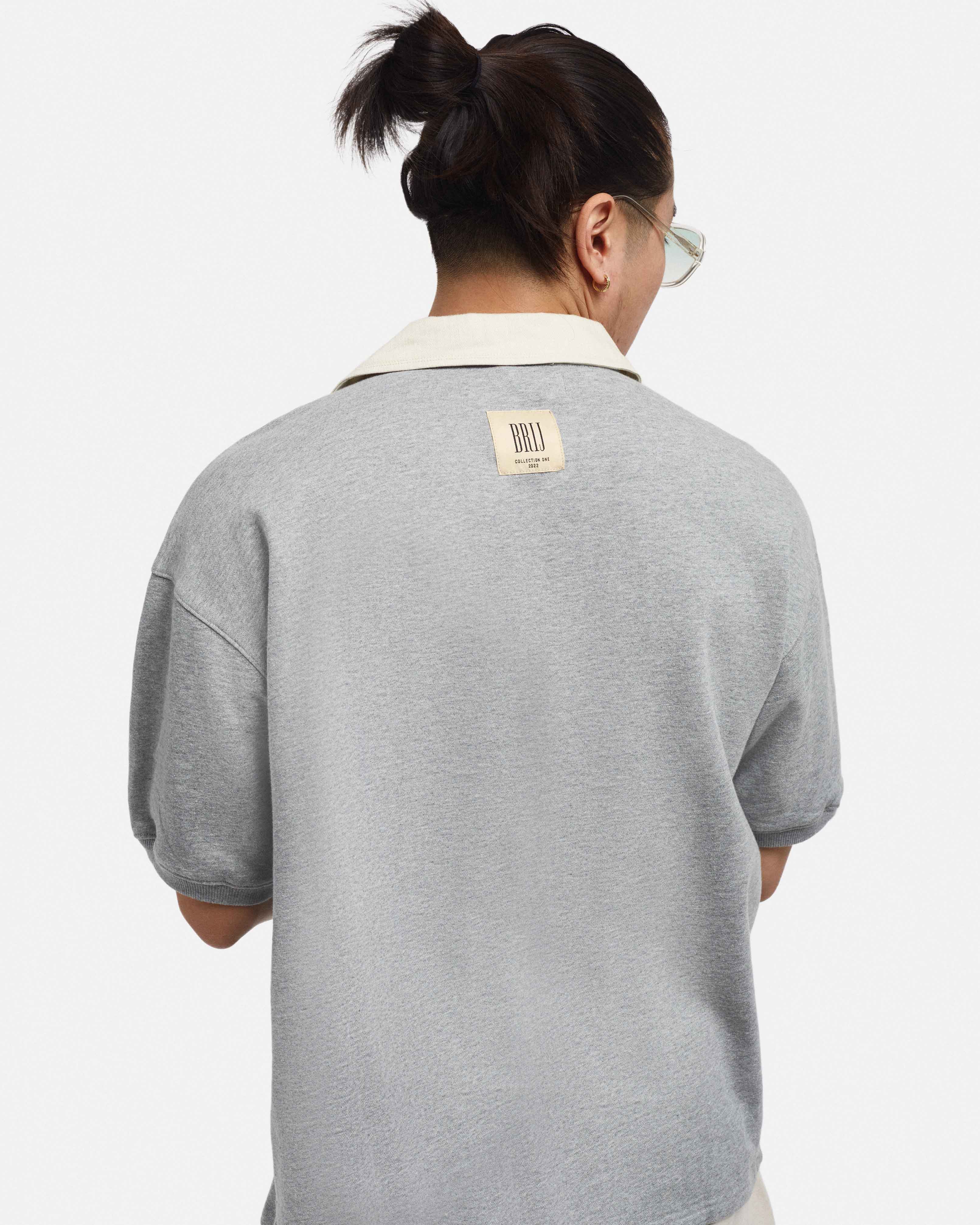 Product 0003 - Modern Polo (Heather Grey)