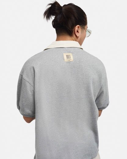 Product 0003 - Modern Polo (Heather Grey)