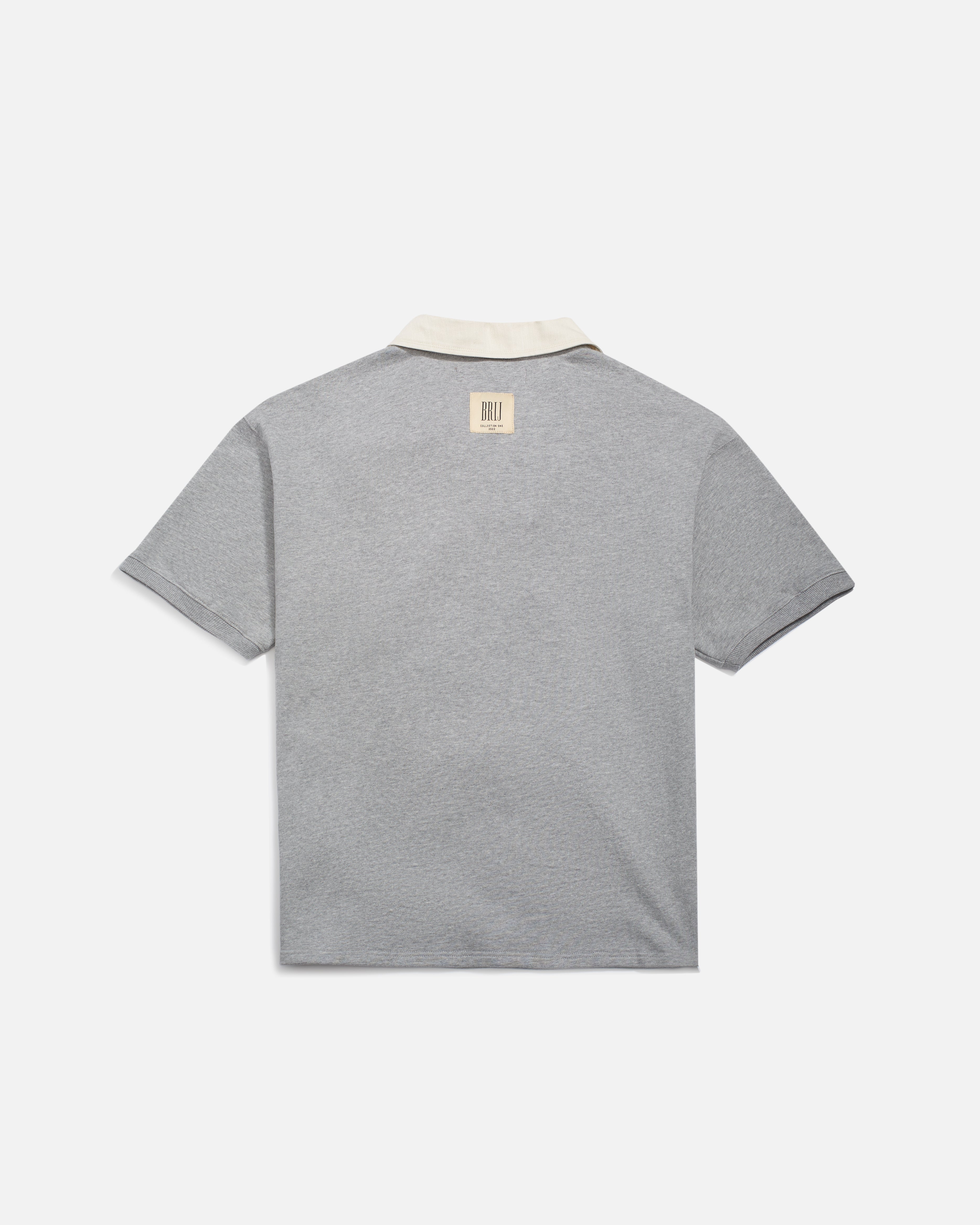 Product 0003 - Modern Polo (Heather Grey)