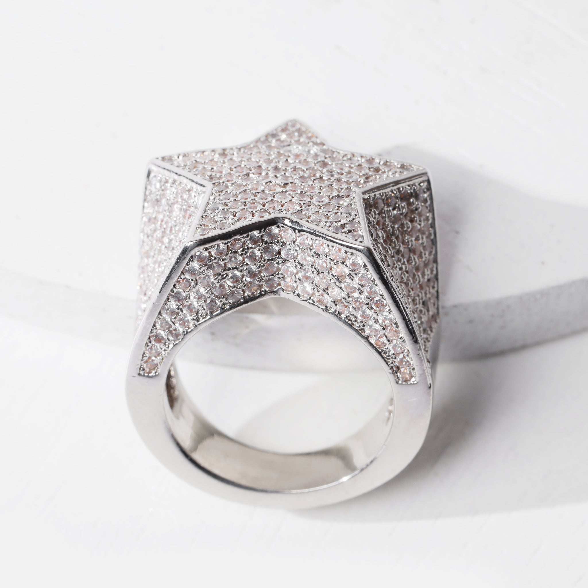 Star Ring (V2.0) - White Gold
