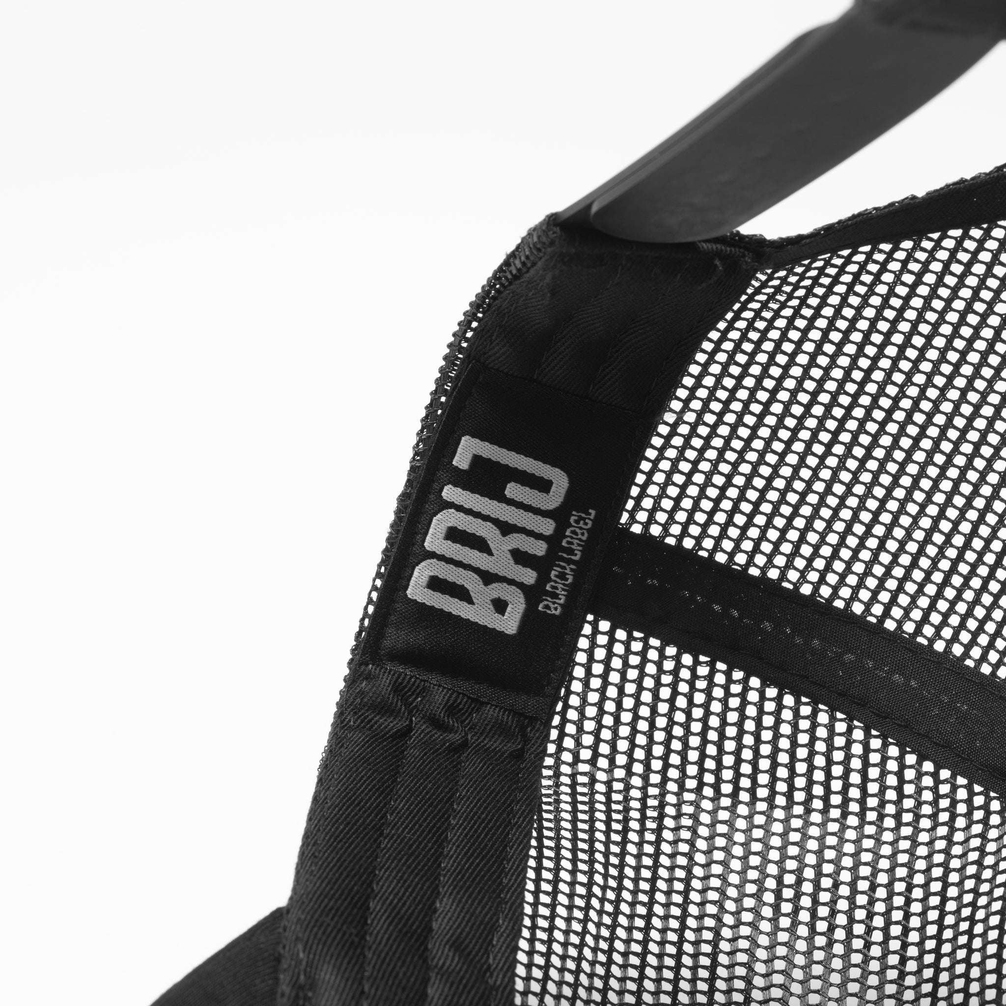 Black French Terry Trucker Hat