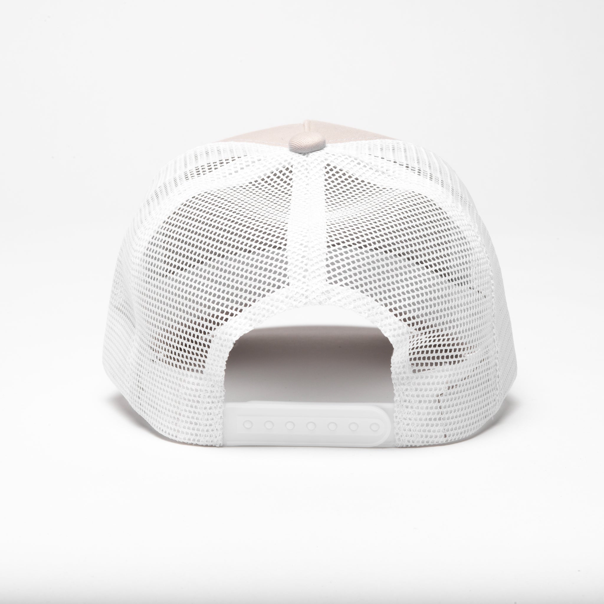 [SAMPLE] Beige French Terry Trucker Hat