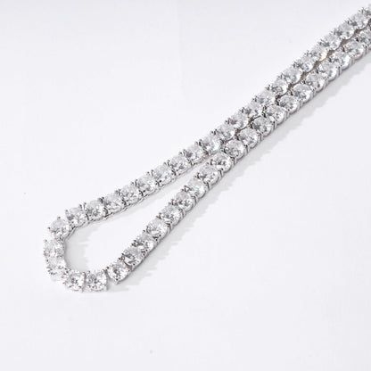 5mm Tennis Chain (V2.0) - White Gold