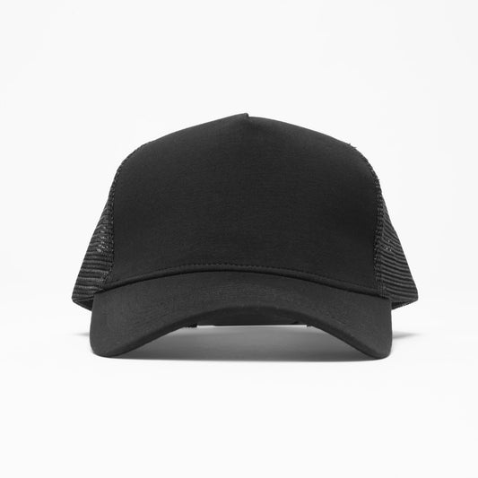 Black French Terry Trucker Hat