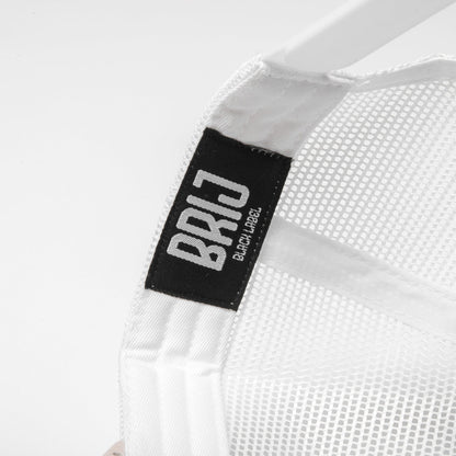Beige French Terry Trucker Hat